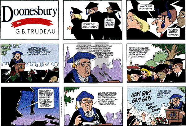 Doonesbury on Sunday May 15, 1994 Comic Strip