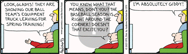 The Born Loser on Monday February 3, 2025 Comic Strip