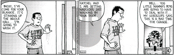 Get Fuzzy on Tuesday July 11, 2000 Comic Strip