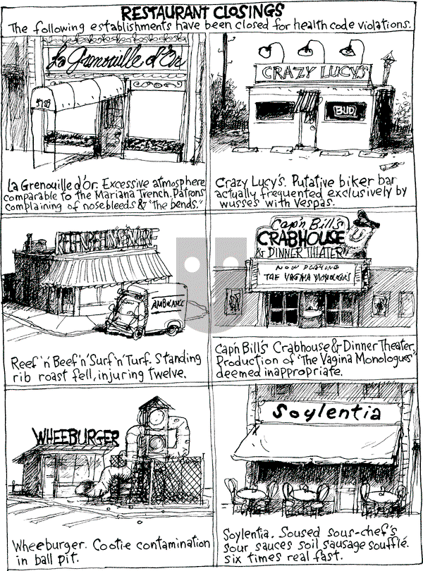 Richard's Poor Almanac on Friday July 25, 2014 Comic Strip