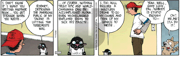 Get Fuzzy on Wednesday November 15, 2006 Comic Strip