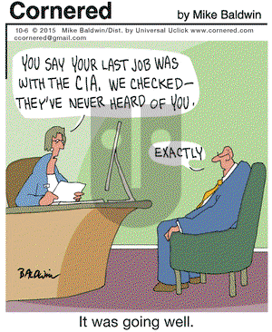 Cornered on Tuesday October 6, 2015 Comic Strip