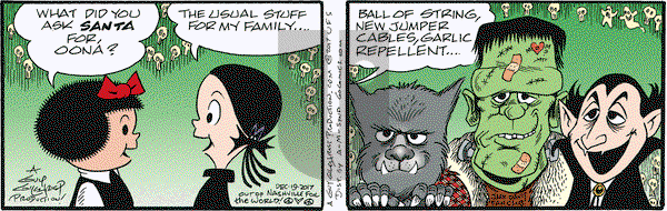 Nancy on Tuesday December 19, 2017 Comic Strip