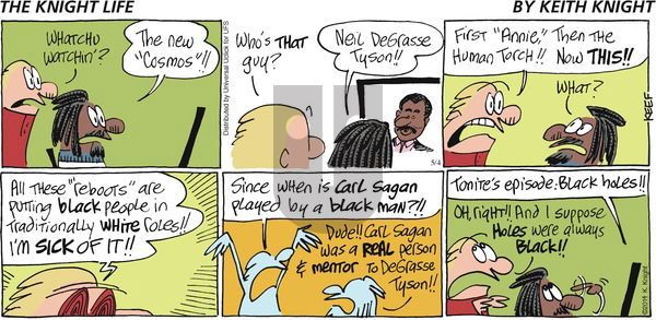 The Knight Life on Sunday May 4, 2014 Comic Strip