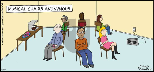 Half Full on Sunday December 29, 2013 Comic Strip