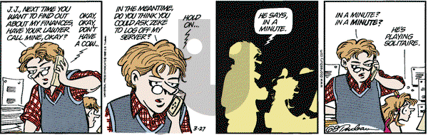 Doonesbury on Saturday March 27, 1999 Comic Strip