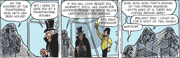 Cleats - Saturday February 9, 2008 Comic Strip