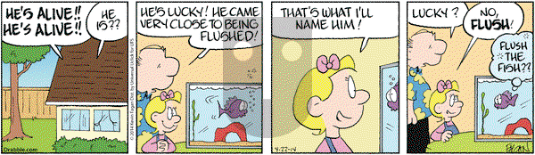 Drabble on Tuesday April 22, 2014 Comic Strip