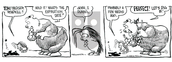 The Grizzwells on Saturday October 17, 1998 Comic Strip