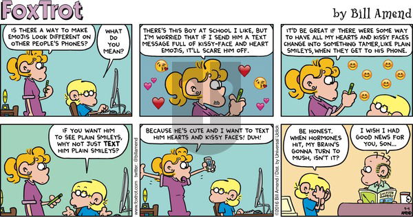 FoxTrot on Sunday September 4, 2016 Comic Strip