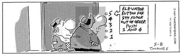 Frank and Ernest on Wednesday May 8, 1996 Comic Strip