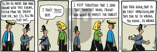 Overboard on Saturday March 27, 2004 Comic Strip