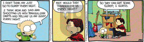 The Buckets on Wednesday November 23, 2011 Comic Strip