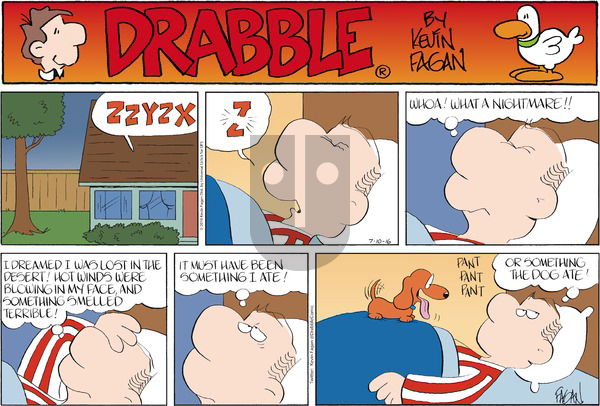 Drabble on Sunday July 10, 2016 Comic Strip