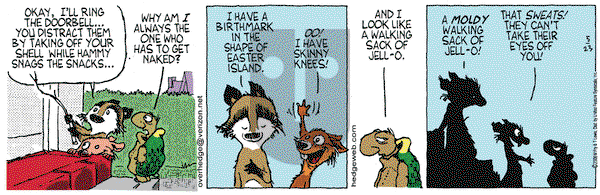 Over the Hedge on Tuesday May 23, 2006 Comic Strip