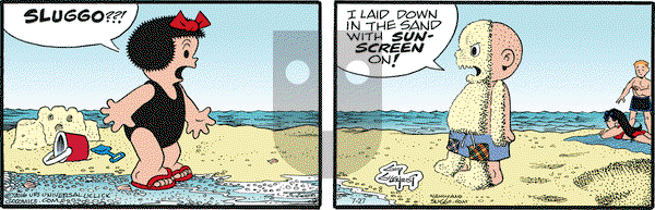 Nancy - Wednesday July 27, 2016 Comic Strip