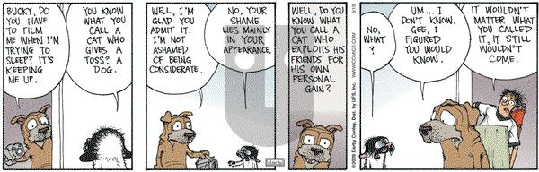 Get Fuzzy on Wednesday August 19, 2009 Comic Strip