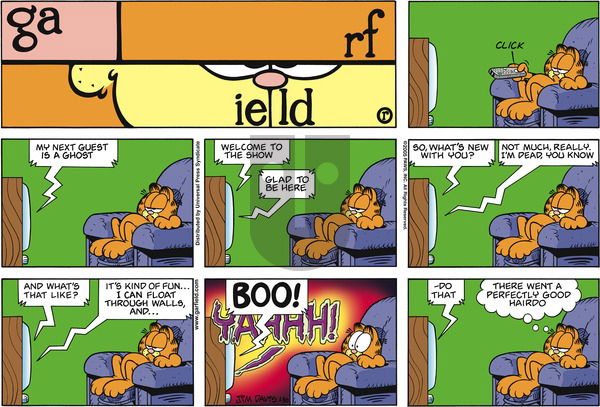 Garfield on Sunday January 30, 2005 Comic Strip