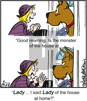 Marmaduke on Monday October 22, 2012 Comic Strip