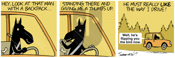 Dark Side of the Horse on Saturday January 1, 2011 Comic Strip