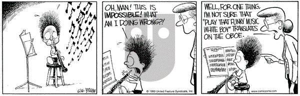 Grand Avenue on Sunday September 26, 1999 Comic Strip