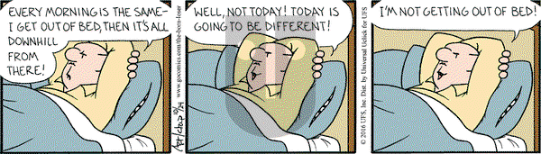 The Born Loser on Monday October 24, 2016 Comic Strip