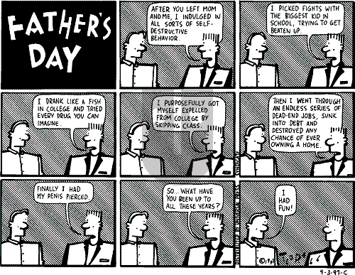 Ted Rall on Wednesday April 9, 1997 Comic Strip