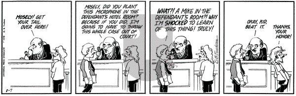 Doonesbury on Tuesday August 7, 1973 Comic Strip