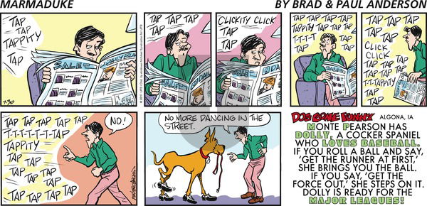 Marmaduke on Sunday July 30, 2017 Comic Strip