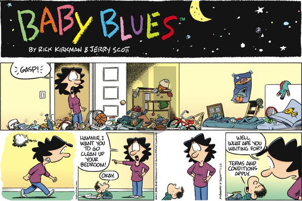 Baby Blues on Sunday January 22, 2017 Comic Strip