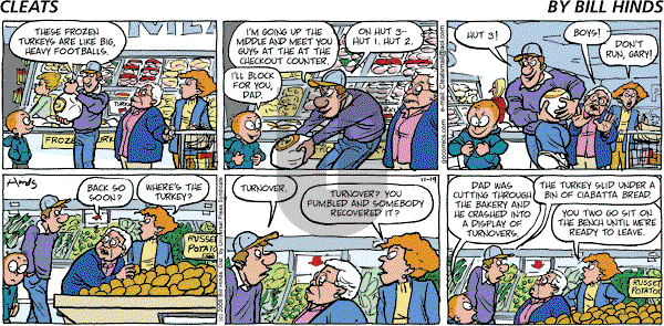 Cleats - Sunday November 19, 2006 Comic Strip