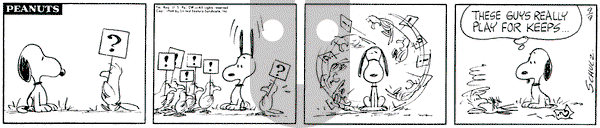 Peanuts on Wednesday September 9, 1964 Comic Strip