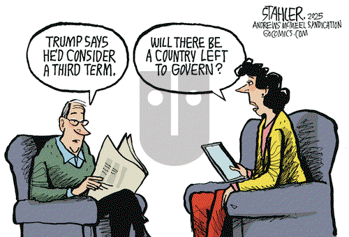 Jeff Stahler - Tuesday April 1, 2025 Comic Strip