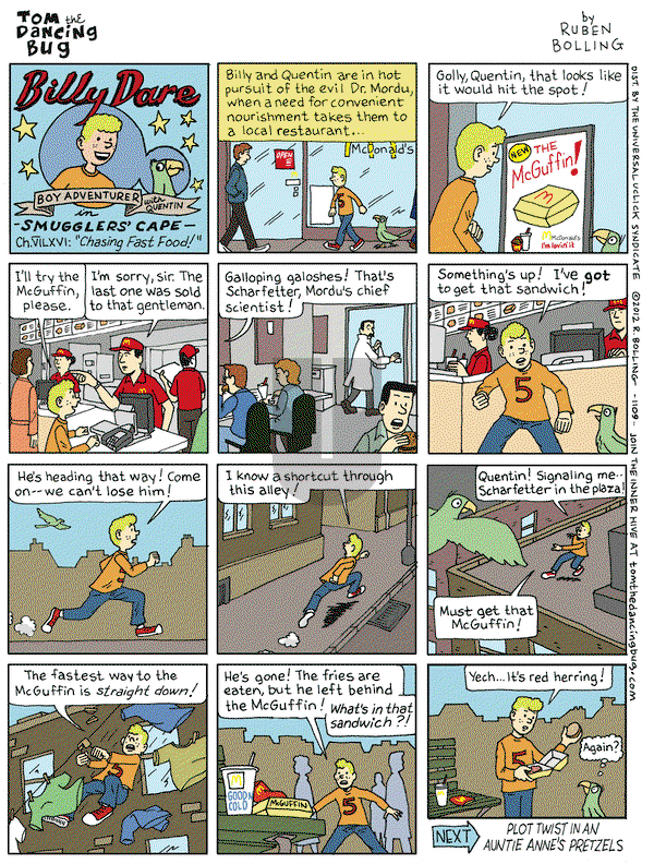 Tom the Dancing Bug on Friday October 19, 2012 Comic Strip