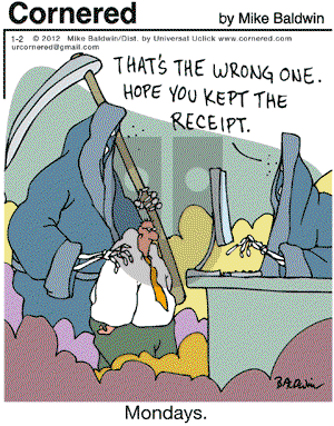 Cornered on Monday January 2, 2012 Comic Strip