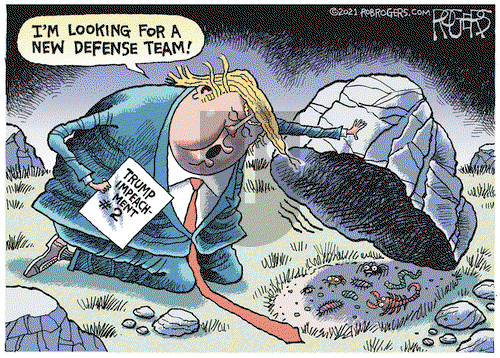 Rob Rogers on Tuesday February 2, 2021 Comic Strip