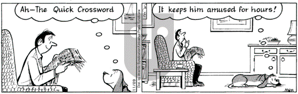 Fred Basset on Saturday February 19, 2005 Comic Strip