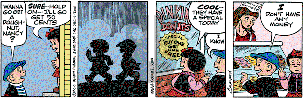 Nancy on Wednesday December 1, 2010 Comic Strip