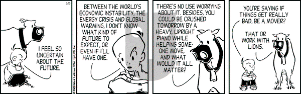 Cow and Boy Classics on Saturday March 15, 2008 Comic Strip
