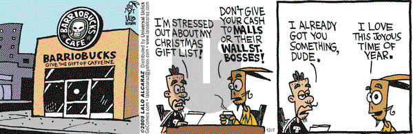 La Cucaracha on Monday December 7, 2009 Comic Strip