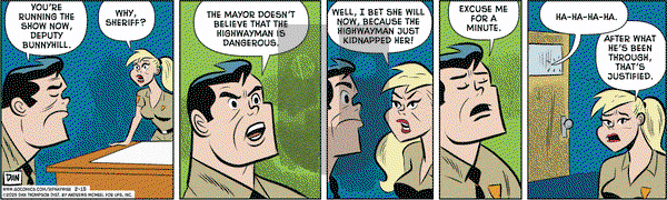 Rip Haywire - Saturday February 15, 2025 Comic Strip