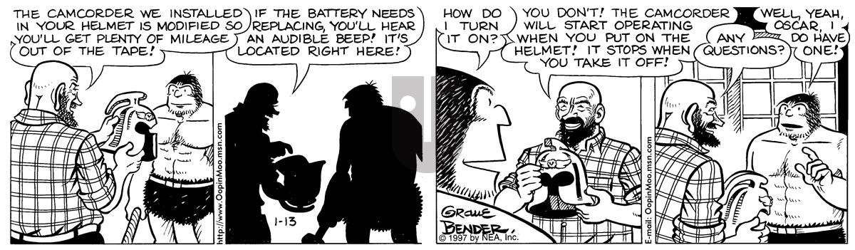 Alley Oop - Monday January 13, 1997 Comic Strip