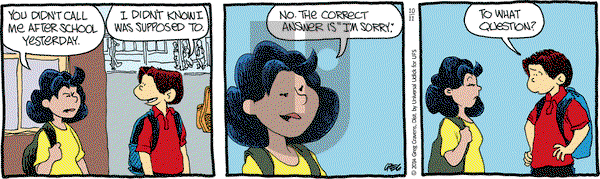 The Buckets on Saturday October 11, 2014 Comic Strip