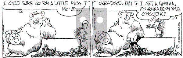 The Grizzwells on Tuesday January 21, 2003 Comic Strip