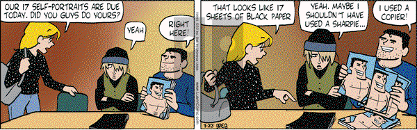 Luann on Monday March 23, 2015 Comic Strip