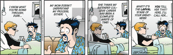 Doonesbury on Thursday August 29, 2013 Comic Strip