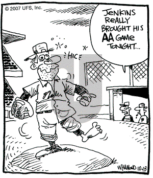 Reality Check on Thursday October 18, 2007 Comic Strip