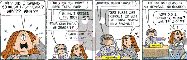 Cathy Classics on Monday April 15, 2002 Comic Strip