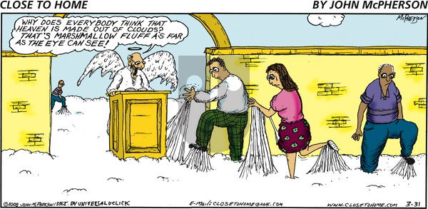 Close to Home on Sunday March 31, 2013 Comic Strip