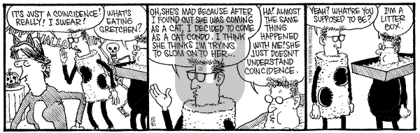 Monty on Tuesday October 31, 2006 Comic Strip